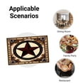 thumbnail image 5 of Amarainy Western Star Design Table Mats Set Of 4 For Home Kitchen Table Decor 12x18 inch, 5 of 5