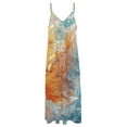 thumbnail image 4 of Water Splash Ripple Sleeveless Dress Woman Fashion Long Dresses Women's Summer Suit Dress Summer 2025 Women, 4 of 7
