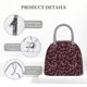 thumbnail image 4 of Easygdp Beautiful Purple Butterflies Bolsa de Almuerzo Insulada Grande, Forro de Aluminio, Diseño Espacioso, a Prueba de Fugas, Ideal para Trabajo, Picnics, Viajes y Actividades al Aire Libre, 4 of 6