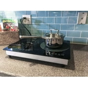 True Induction MD-2B Built-In 20 Mini Duo Induction Glass-Ceramic Cooktop, UL858 Certified, 1750W