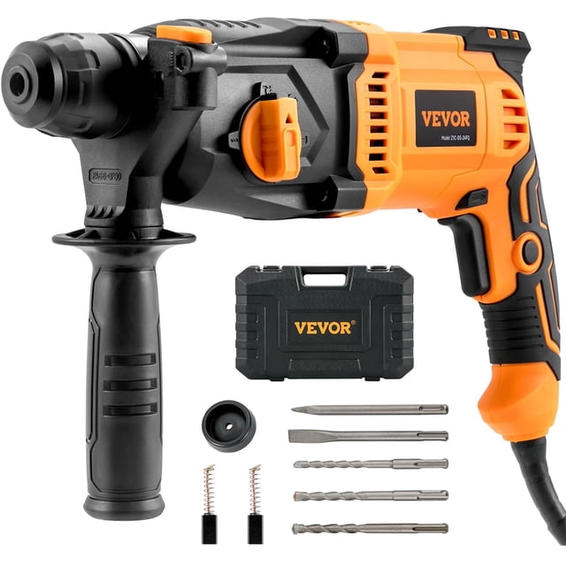 Martillo perforador VEVOR de 1 pulgada SDS-Plus 8A 800W para hormigón