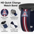 thumbnail image 2 of Wildcats HD Stripes Logo Unisex Watch Band for Samsung Galaxy Watch 4-7 and More, 20mm Short by Affinity Bands, 2 of 6