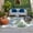 Blue, Green, White, variant on Blue Green Palm Leaves Outdoor Rug for Patio/Deck/Porch, Non-Slip Large Area Rug 3 x 5 Ft, Seaside Tropical Summer Botanical Indoor Outdoor Rugs Washable Area Rugs, Camping Rug Carpet Runner