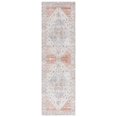 thumbnail image 2 of Safavieh Arizona Goddard Medallion Machine Washable Runner Rug, Sage/Light Rust, 2'6" x 8', 2 of 11