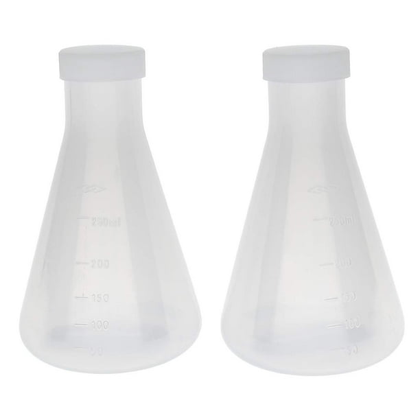 Laboratory Graduated Plastic Conical Erlenmeyer Flask, Measurable