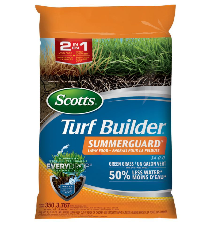 Scotts Turf Builder SummerGuard Lawn Food 34-0-0 4.0kg (350 m², 3,767