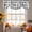 Black, White, Silver, Slate, variant on Black Pumpkins Halloween Tie Up Valance Curtains for Windows, Kitchen Curtains Window Treatments, Haunted House Striped Short Window Shades Valances for Bedroom Bathroom Cafe 42"x12"