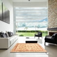 thumbnail image 7 of Ahgly Company Machine Washable Indoor Square Abstract Mustard Yellow Area Rugs, 3' Square, 7 of 7