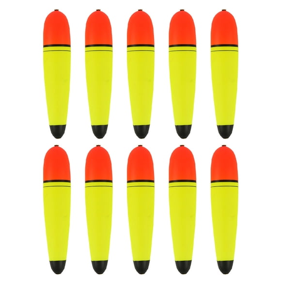 10X Fishing Bobber Lure Bait Workmanship Lightweight Equipment Bright Color Multicolored Attractive Craftsmanship Multiple Weight Sea Saltwater 50g