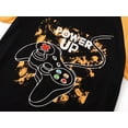 thumbnail image 6 of Beezizac 2-Piece Cozy Pajamas For Little Big Boys Yellow Gamer Short Sleeve Cool PJ Set Kid Size 10, 6 of 9