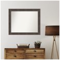 thumbnail image 2 of Amanti Art Custom Wall and Bathroom Mirror (32.5 x 39.5 in.), Rustic Pine Brown Frame, 2 of 7