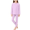 thumbnail image 2 of breaise Girls Boys Thermal Underwear Set Kids Thermals Top and Bottom Set Base Layer for Cold weather, 2 of 8
