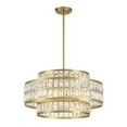 thumbnail image 3 of Warm Brass Four Light Pendant from the Renzo Collection, 3 of 5