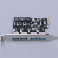 thumbnail image 1 of Expansión Externa De A  Divisora ​​de Concentrador USB 3.0 De 5 GigaBits Per Second, 4 Puertos Para Computadora De licencia Base, perfke Adaptador PCI E a 4 PCI, 1 of 9