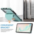 thumbnail image 5 of Crossbody Wallet Women Case for Samsung Note 10,[RFID Blocking] Credit Card Holder with Should Strap,Premium PU Leather Purse Metal Buckle Folio Flip Cover for Samsung Galaxy Note 10, Green, 5 of 8