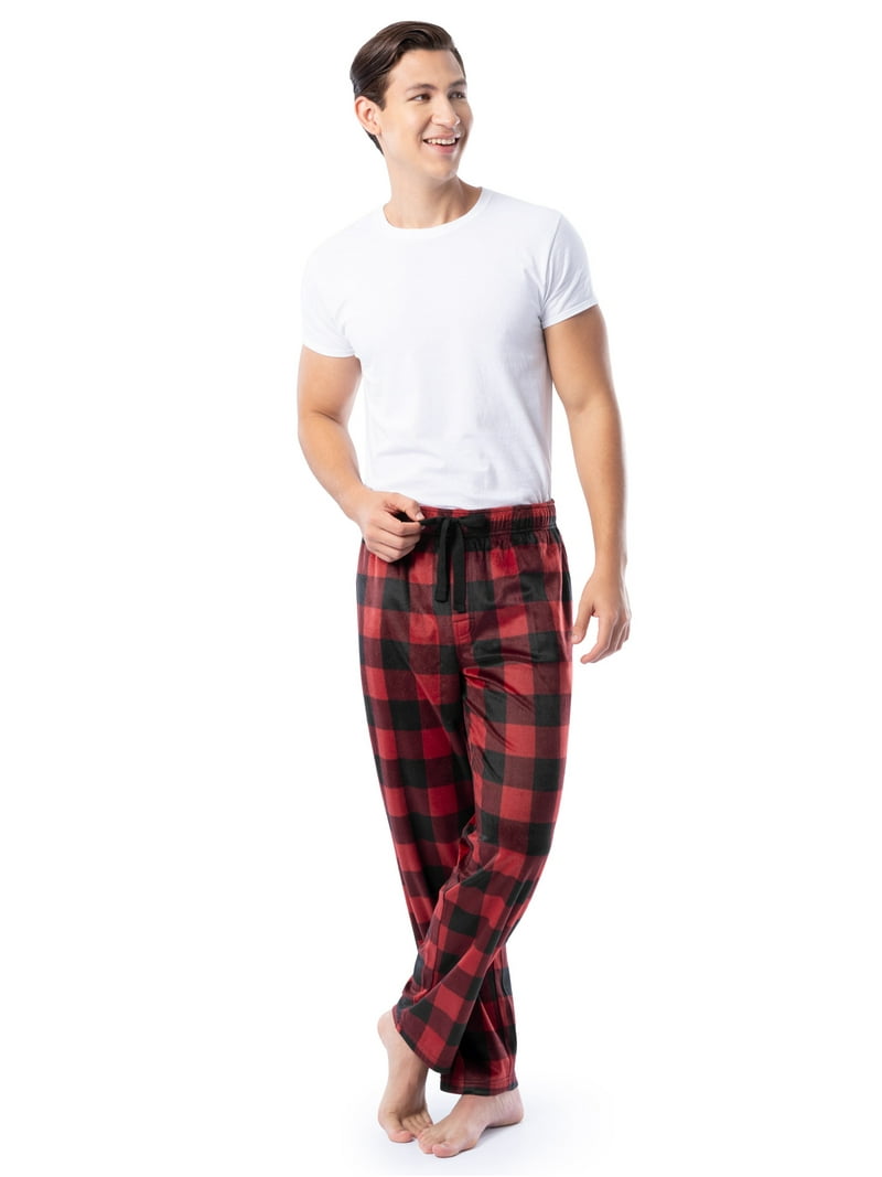 Fruit of the Loom Men's and Big Men's Fleece Sleep Pant, Sizes S