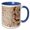 Blue/White, variant on 3drose, Solarius Granite Print, 15oz Mug