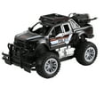thumbnail image 1 of Graflsoa 1:18 Alloy Remote Control Off-Road Car with TCS27, 3 Doors, Spray Function, USB Rechargeable, 500mAh Battery, Black - Perfect for Boys' Adventure Play, 1 of 7