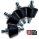 thumbnail image 4 of Amortiguadores para aires acondicionados y compresores, soportes aislantes antivibración con inserción rápida y buen aislamiento eléctrico, paquete de 4, 4 of 5