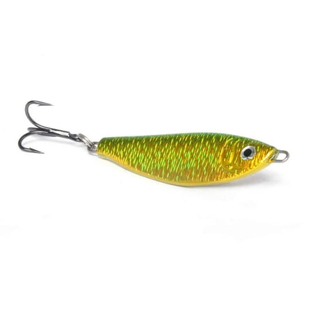 UPC: 0046837101855 | Clarkspoon PJ34-GRN/CHT Pogie Jig 3/4 oz – Green/Chartreuse – PJ34-GRN/CHT