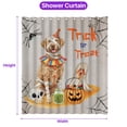 thumbnail image 5 of Trick or Treat Chesapeake Bay Retriever Funny Mummy Cosplay Pumpkin Candy Basket Shower Curtain Chessie Dog Lover Waterproof Bathroom Bathtub Curtain - 12016, 5 of 5