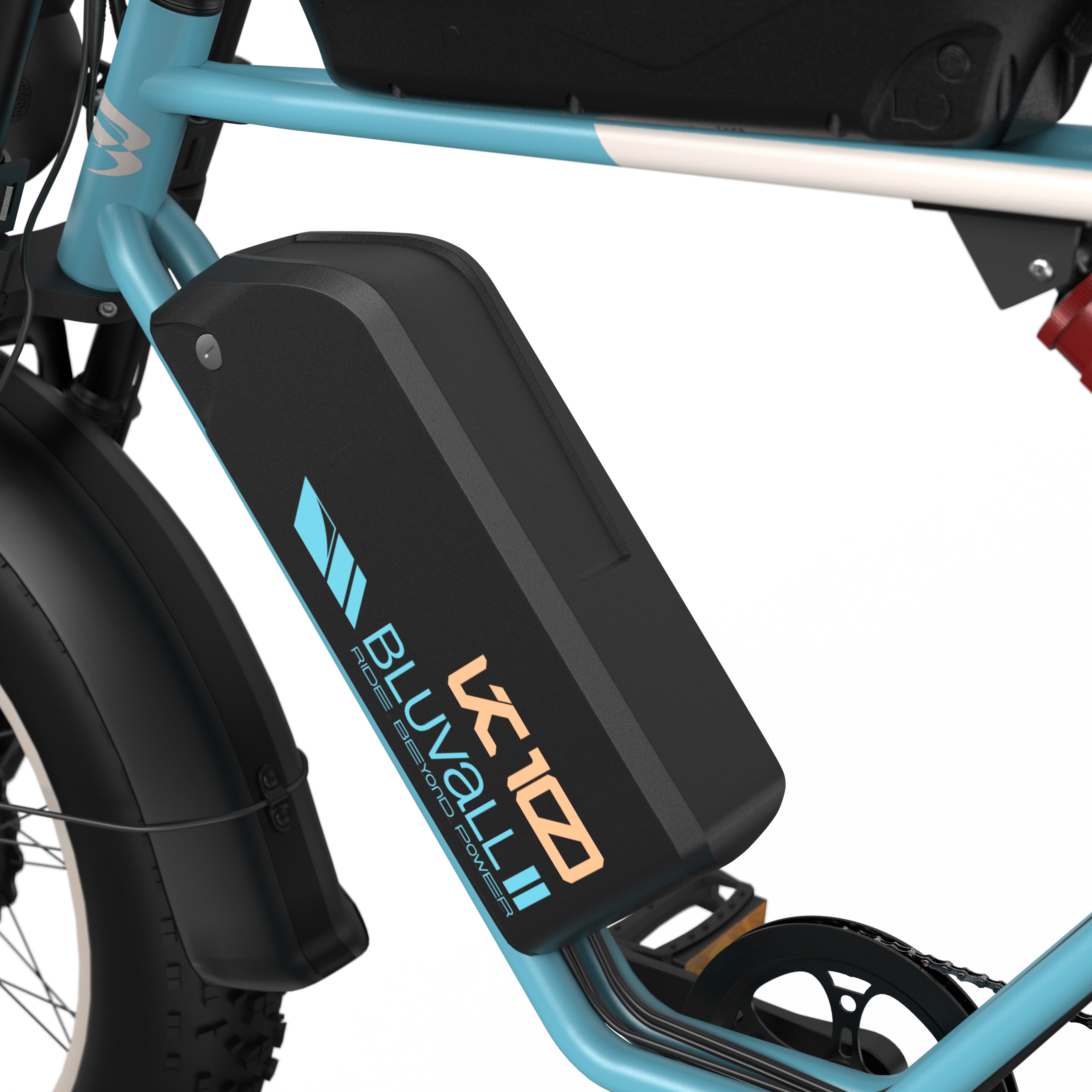 Bluvall K10 Electric Bike for Adults, Peak 3000W Max 39MPH and 120Miles, 52V 43AH Moped Ebike, 20" Fat Tire Dirt Bicycle UL2849