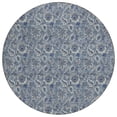 thumbnail image 2 of Addison Rugs Chantille Indoor/Outdoor Transitional Floral Blue Washable Round Rug, 8' x 8', 2 of 6