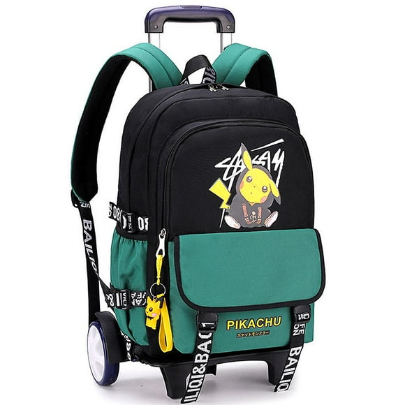 Trolley school bag big wheel climbing stairs backpack elementary school backpack