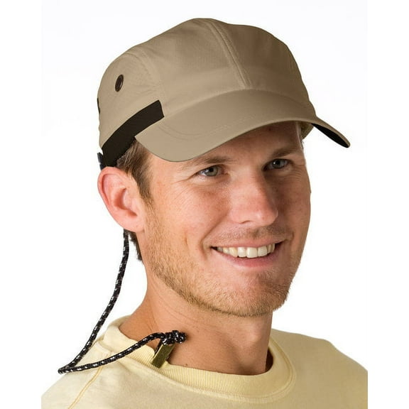 Whispering Pines Sportwear EF101 Extreme Performance Cap Uv Protective Mesh Panel- Khaki