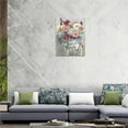 thumbnail image 5 of Farmhouse Floral Wall Art Country Flower Hummingbird Pictures Wall Decor Rustic Simply Blessed Canvas Paintings Modern Artwork Home Decorations for Bathroom Bedroom Living Room Office Framed 12"x16", 5 of 6