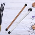 thumbnail image 4 of 10 Pcs Tube Rigide Transparent Rond en Plastique avec Bouchons Noirs Bâtonnets d'Encens Tube Polycarbonate Tuyau d'Eau pour Rangement Bricolage Projets Artisanaux Tuyau d'Eau, 4 of 8
