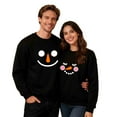 thumbnail image 5 of EchfiProm Mens Black Sweatshirts Graphic Light Up Crewneck Christmas No hood Xmas Shirts for Men, 5 of 6