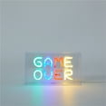 thumbnail image 2 of Boîte à lampe acrylique néon «&nbsp;Game Over&nbsp;», 2 of 5