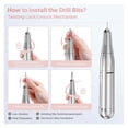 thumbnail image 2 of 45000RPM Nail Sander Machine Set Nail Drill Machine For Pedicure Manicure Rechargeable Electric Manicure Cutter With LCD Display ,Low Noise, 2 of 6