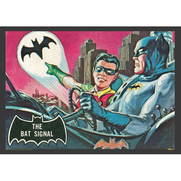 Batman 85th Anniversary (Batman 1966 Classic TV Series Bat Signal) MightyPrint™ Wall Art MP24170983