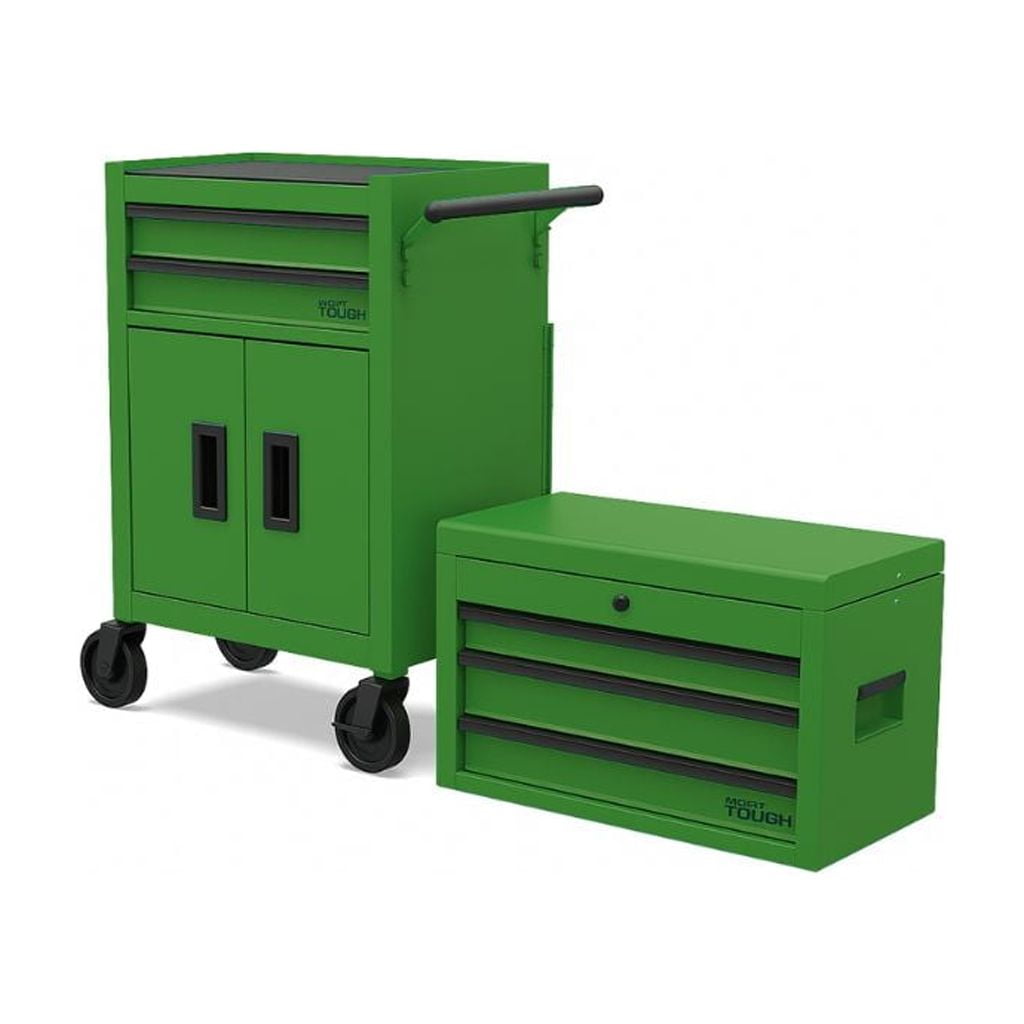 Hyper Tough 20-Inch Heavy Duty Steel Tool Chest, 300 lbs Capacity, Green