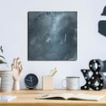 thumbnail image 6 of Luxe Metal Art 'Indigo Wheel II' by Chariklia Zarris, Metal Wall Art, 12"x12", 6 of 9