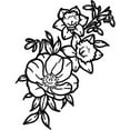 thumbnail image 4 of (2 pack) Inkbox Temporary Tattoos,Flowers, 2 Pack, 4 of 10