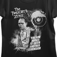 thumbnail image 2 of The Twilight Zone You Are About To Enter Another Dimension Women's Black Short Sleeve Tee-3XL, 2 of 7