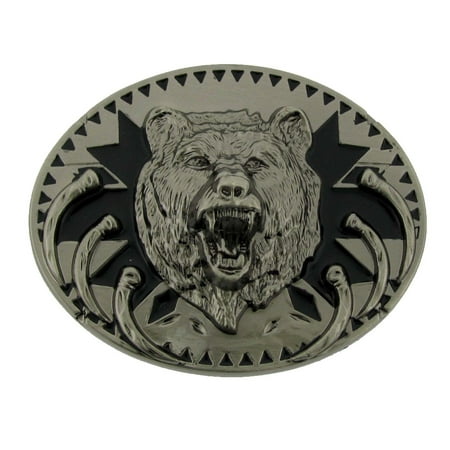 - Howling Wolf Western Metal Belt Buckle Native American Chief Fashion Costume New