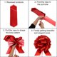 thumbnail image 3 of Lazos de regalo metálicos extra grandes Uxcell para cestas de boda y presentes en dorado y plateado, 3 of 6