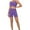 Purple, variant on Wyongtao Workout Sets for Women Seamless Crop Tops Leggings Matching 2 Pieces Outfits Two Piece Yoga Workout Outfits,Sky Blue S