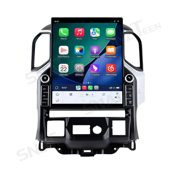 SNATEEN 16.2 inch Carplay Screen/Radio/Multimedia Player for Chevrolet Silverado 2019-2023 Model Universal Car Navigation/GPS Upgrade Headunit Android Display 1080P Touch Screen Replace System