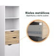 thumbnail image 4 of Librero Vertical Relan Nórdico con Estantes y Cajones, 4 of 6
