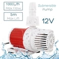 thumbnail image 1 of 12V DC 1000L / H Energy Saving Submersible Water Pump Marine Controllable Adjustable Speed Water Pump Fish Tank Aquarium Water Pump Fountain Garden, 1 of 8