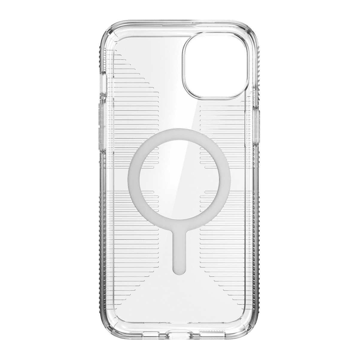 Speck Gemshell Grip Shock-Resistant Slim Cell Phone Case for Apple iPhone 14 Plus/15 Plus, Clear