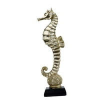 jicheng Seahorse Statue Animal Sculpture for Hallway Housewarming Table Centerpieces