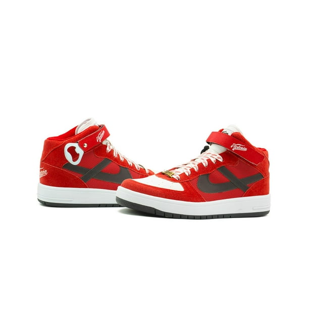 Tenis Bota Panam X Victoria Para Caballero Color Rojo/Blanco rojo