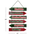 thumbnail image 3 of Excello Global Products Hanging Arrow Christmas Sign - North Pole - EGP-HD-0437-B, 3 of 5