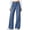 Sky Blue, variant on Women's High Waist Jeans, Baggy Wide Leg Denim Pants, Stretchy Comfortable Jeans for Women, Casual Loose Fit Trousers, Daily Wear and Outfit Essentials-Black
